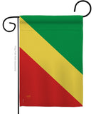 Congo - Nationality Flags of the World Vertical Impressions Decorative Flags HG108293 Made In USA