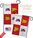 Castile and León - Nationality Flags of the World Vertical Impressions Decorative Flags HG108323 Made In USA