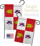 Castile and León - Nationality Flags of the World Vertical Impressions Decorative Flags HG108323 Made In USA