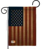 USA - Nationality Flags of the World Vertical Impressions Decorative Flags HG108399 Made In USA