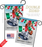 Mexican Independence Day - Nationality Flags of the World Vertical Impressions Decorative Flags HG108619 Made In USA