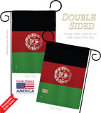 Afghanistan - Nationality Flags of the World Vertical Impressions Decorative Flags HG140002 Made In USA