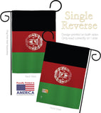 Afghanistan - Nationality Flags of the World Vertical Impressions Decorative Flags HG140002 Made In USA