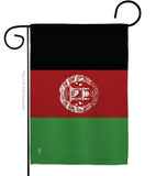 Afghanistan - Nationality Flags of the World Vertical Impressions Decorative Flags HG140002 Made In USA