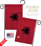 Albania - Nationality Flags of the World Vertical Impressions Decorative Flags HG140003 Made In USA