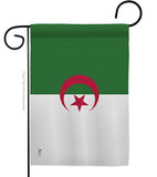 Algeria - Nationality Flags of the World Vertical Impressions Decorative Flags HG140005 Made In USA