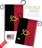 Angola - Nationality Flags of the World Vertical Impressions Decorative Flags HG140007 Made In USA