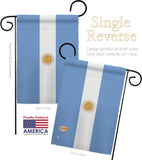 Argentina - Nationality Flags of the World Vertical Impressions Decorative Flags HG140010 Made In USA