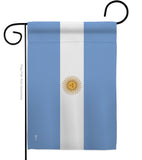 Argentina - Nationality Flags of the World Vertical Impressions Decorative Flags HG140010 Made In USA