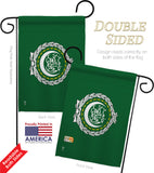 Arab League - Nationality Flags of the World Vertical Impressions Decorative Flags HG140011 Made In USA