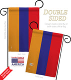 Armenia - Nationality Flags of the World Vertical Impressions Decorative Flags HG140012 Made In USA