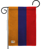 Armenia - Nationality Flags of the World Vertical Impressions Decorative Flags HG140012 Made In USA