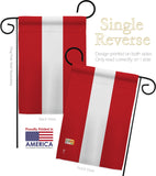 Austria - Nationality Flags of the World Vertical Impressions Decorative Flags HG140017 Made In USA