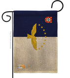 Azores - Nationality Flags of the World Vertical Impressions Decorative Flags HG140019 Made In USA