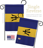 Barbados - Nationality Flags of the World Vertical Impressions Decorative Flags HG140023 Made In USA