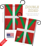 Basque Lands - Nationality Flags of the World Vertical Impressions Decorative Flags HG140024 Made In USA