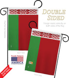 Belarus - Nationality Flags of the World Vertical Impressions Decorative Flags HG140026 Made In USA