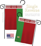 Belarus - Nationality Flags of the World Vertical Impressions Decorative Flags HG140026 Made In USA