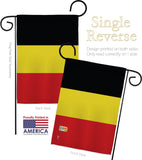 Belgium - Nationality Flags of the World Vertical Impressions Decorative Flags HG140027 Made In USA