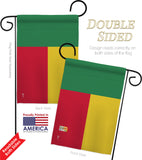 Benin - Nationality Flags of the World Vertical Impressions Decorative Flags HG140029 Made In USA