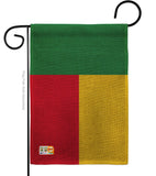 Benin - Nationality Flags of the World Vertical Impressions Decorative Flags HG140029 Made In USA