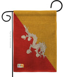 Bhutan - Nationality Flags of the World Vertical Impressions Decorative Flags HG140031 Made In USA