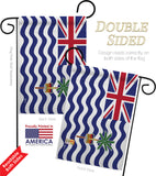 British Indian Ocean Territory - Nationality Flags of the World Vertical Impressions Decorative Flags HG140038 Made In USA