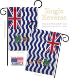 British Indian Ocean Territory - Nationality Flags of the World Vertical Impressions Decorative Flags HG140038 Made In USA