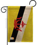 Brunei - Nationality Flags of the World Vertical Impressions Decorative Flags HG140039 Made In USA