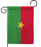 Burkina Faso - Nationality Flags of the World Vertical Impressions Decorative Flags HG140041 Made In USA