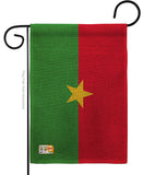 Burkina Faso - Nationality Flags of the World Vertical Impressions Decorative Flags HG140041 Made In USA