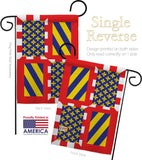 Burgundy - Nationality Flags of the World Vertical Impressions Decorative Flags HG140042 Made In USA