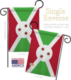 Burundi - Nationality Flags of the World Vertical Impressions Decorative Flags HG140043 Made In USA