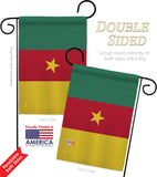 Cameroon - Nationality Flags of the World Vertical Impressions Decorative Flags HG140045 Made In USA