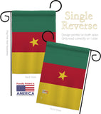 Cameroon - Nationality Flags of the World Vertical Impressions Decorative Flags HG140045 Made In USA