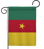 Cameroon - Nationality Flags of the World Vertical Impressions Decorative Flags HG140045 Made In USA