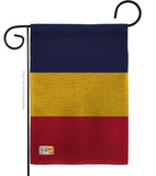 Chad - Nationality Flags of the World Vertical Impressions Decorative Flags HG140050 Made In USA