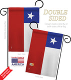 Chile - Nationality Flags of the World Vertical Impressions Decorative Flags HG140051 Made In USA