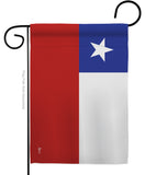 Chile - Nationality Flags of the World Vertical Impressions Decorative Flags HG140051 Made In USA