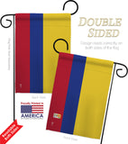 Colombia - Nationality Flags of the World Vertical Impressions Decorative Flags HG140055 Made In USA