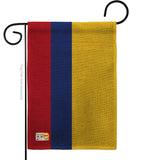 Colombia - Nationality Flags of the World Vertical Impressions Decorative Flags HG140055 Made In USA