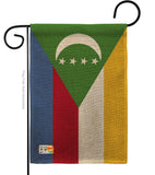 Comoros - Nationality Flags of the World Vertical Impressions Decorative Flags HG140056 Made In USA