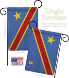 Congo,Dem. Republic - Nationality Flags of the World Vertical Impressions Decorative Flags HG140057 Made In USA
