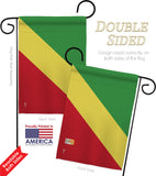 Congo-Republic - Nationality Flags of the World Vertical Impressions Decorative Flags HG140058 Made In USA