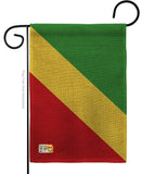 Congo-Republic - Nationality Flags of the World Vertical Impressions Decorative Flags HG140058 Made In USA