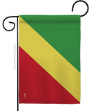 Congo-Republic - Nationality Flags of the World Vertical Impressions Decorative Flags HG140058 Made In USA