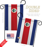 Costa Rica - Nationality Flags of the World Vertical Impressions Decorative Flags HG140060 Made In USA