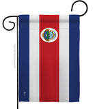 Costa Rica - Nationality Flags of the World Vertical Impressions Decorative Flags HG140060 Made In USA