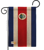 Costa Rica - Nationality Flags of the World Vertical Impressions Decorative Flags HG140060 Made In USA