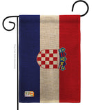 Croatia - Nationality Flags of the World Vertical Impressions Decorative Flags HG140061 Made In USA